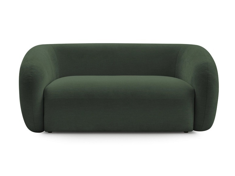 2er Sofa BOBOCHIC CELINE Stoff grün