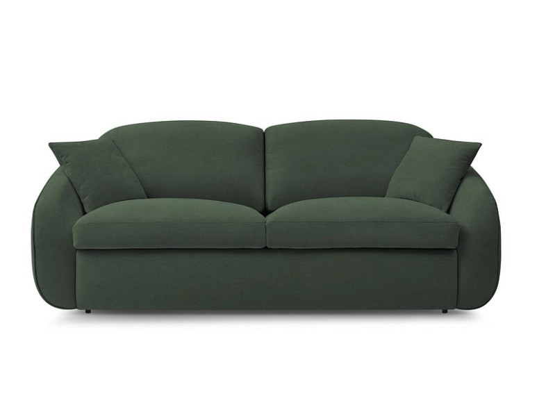 3er Sofa BOBOCHIC CEZANNE Stoff grün