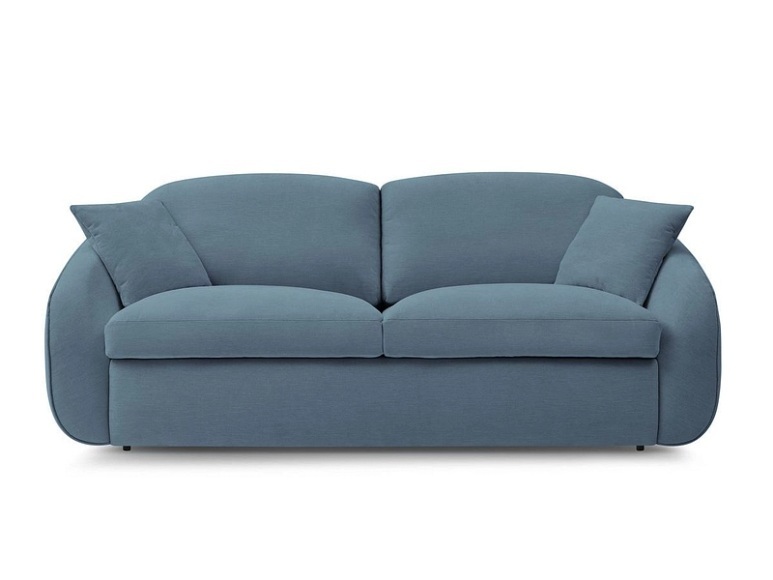 3er Sofa BOBOCHIC CEZANNE Stoff hellblau