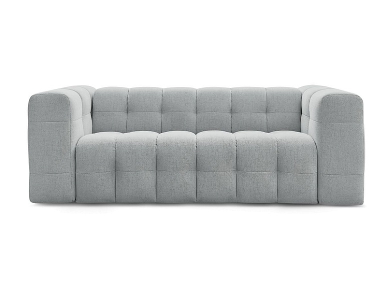 3er Sofa BOBOCHIC CLOUD Stoff hellgrau
