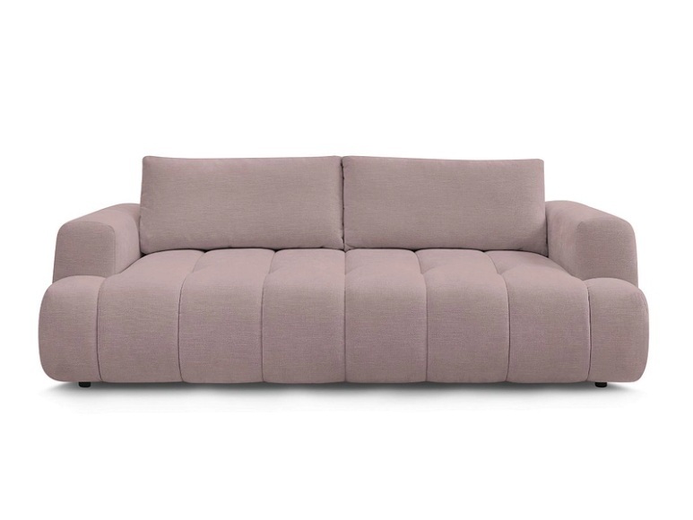 3er Sofa BOBOCHIC FUJI Stoff rosa
