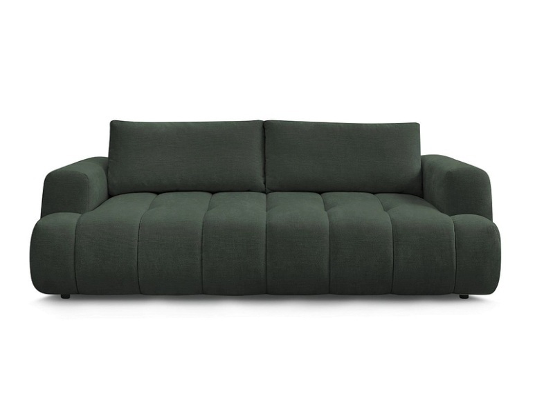 3er Sofa BOBOCHIC FUJI Stoff grün