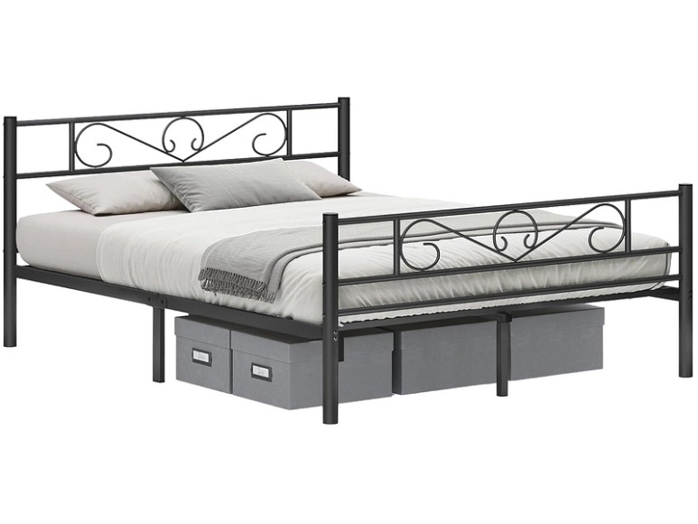 Bett SONGMICS TRUNK 160x200cm schwarz