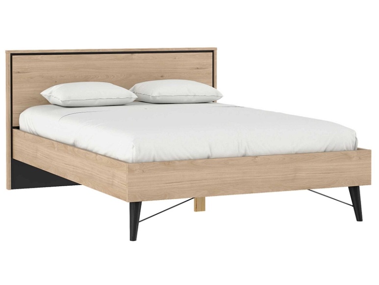 Bett TIVOLI 140x200cm matt jackson eiche