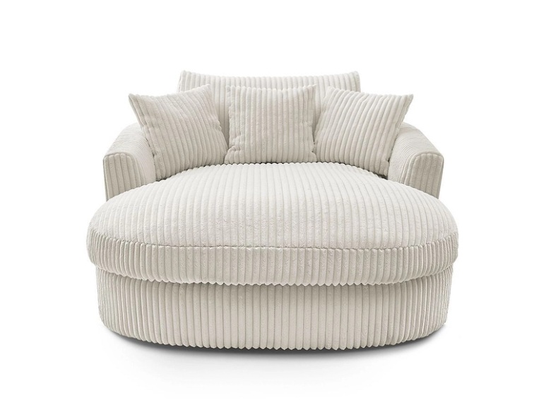 Récamière BOBOCHIC BELEM Cord-Stoff beige