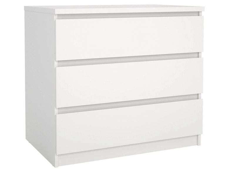 Kommode NAIA 3 Schubladen 50x77x70.1cm weiss