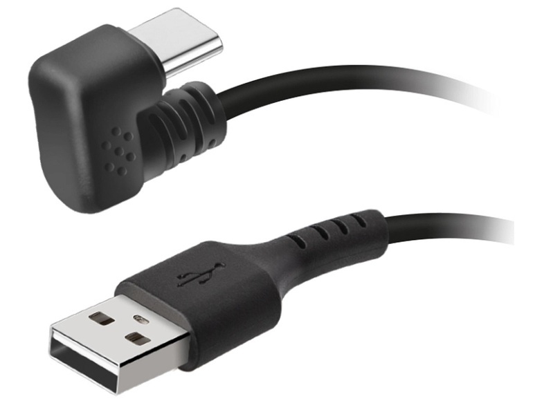 TECABLEUSBC180K USB Kabel 1,8 m USB 2.0 USB A USB C Schwarz