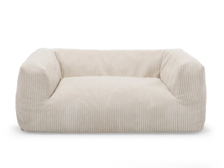 BOBOCHIC Hundebett Cord-Stoff Beige.ToLowerCase())