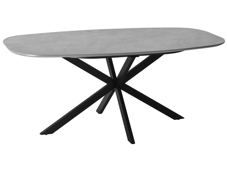 Tisch SARAH 200x100x76cm grau