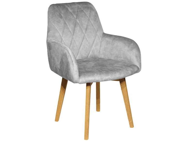 Stuhl BREST Schaum grau