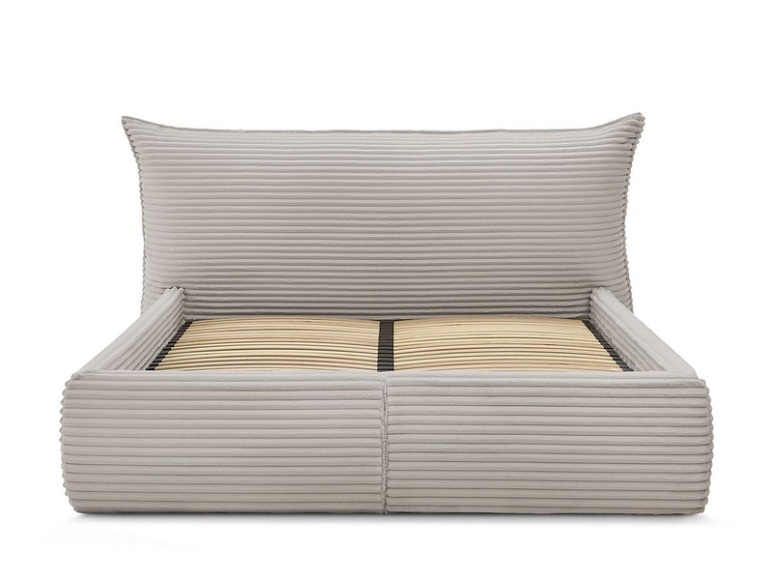 Bettkasten BOBOCHIC JADE 180x200cm stoff taupe