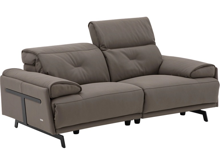 2er Sofa CAMPO DE FIORI SIENA Echtleder kaffeefarben