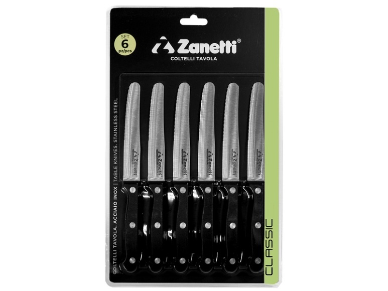 Messerset ZANETTI CLASSIC Edelstahl edelstahl