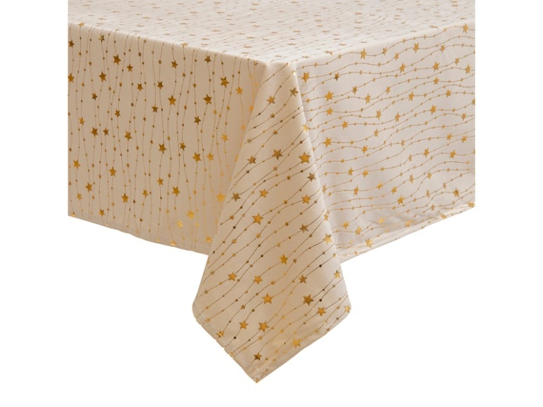Tischdecke NEVA Polyester elfenbein