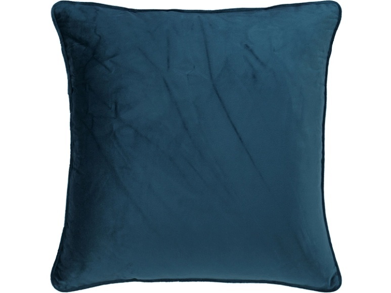 Kissenbezug VELVET 50x50cm nachtblau unifarben