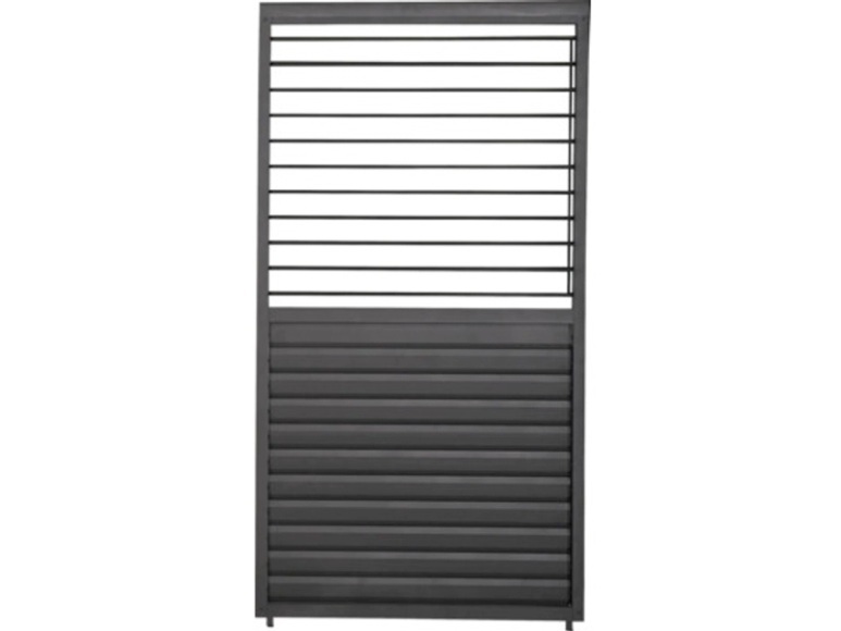 Colibri Sichtschutzwand mit Lamellen verstellbar, schwarz, 4m Pergolasichtschutz