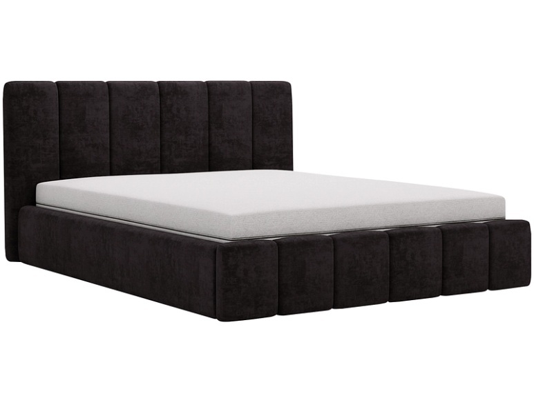 Bett CHIARA 160x200cm stoff anthrazit