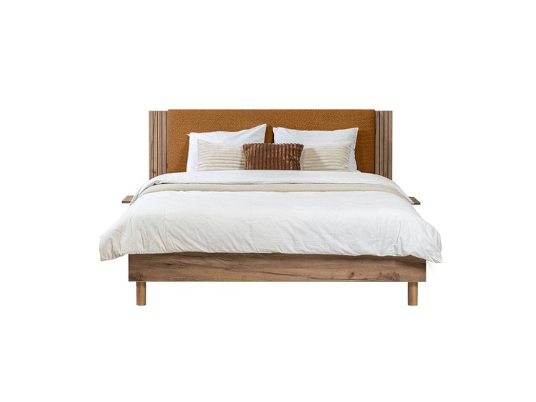 Bett BOBOCHIC LIOR 160x200cm gelb