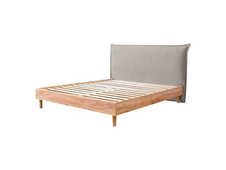 Bett BOBOCHIC CHARLIE 180x200cm hellgrau