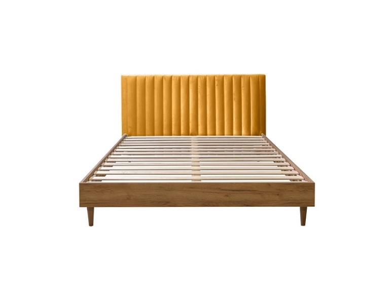 Bett BOBOCHIC OCEANE 160x200cm gelb