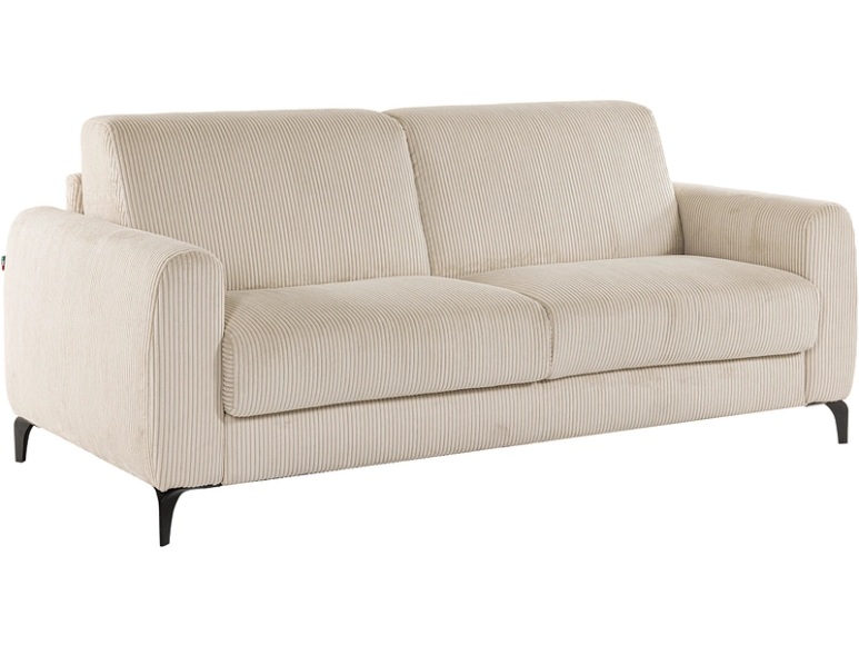 3er Sofa NOVA Stoff cremefarben