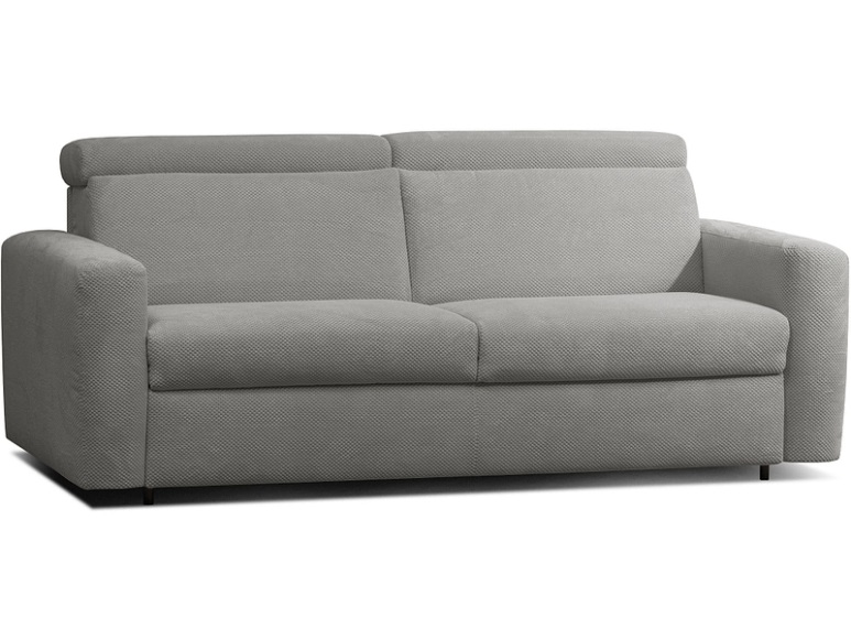 3er Sofa MILO Stoff grau