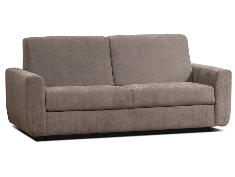 3er Sofa LOU Stoff hellgrau