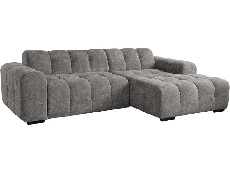 Ecksofa JUNO Stoff grau