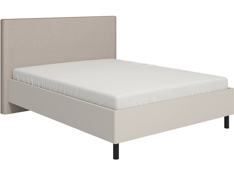 Bett SERDICA 160x200cm stoff kaschmir