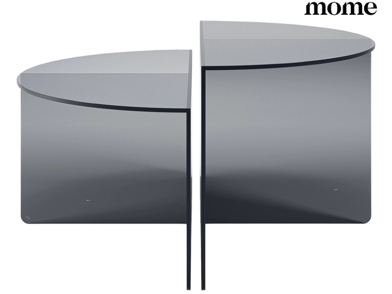 Couchtish MOME VELTA 80x80x43cm dunkelgrau