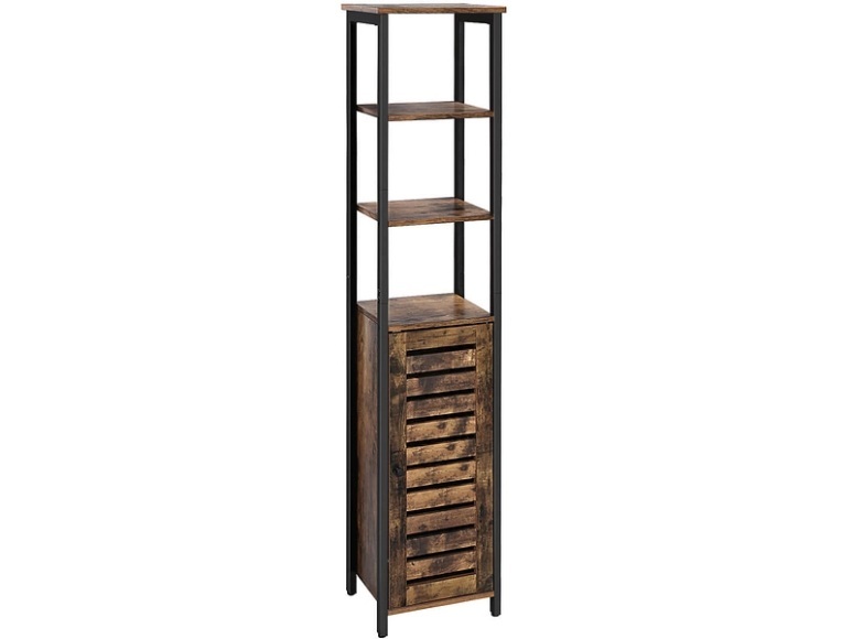 Songmics -  Stapelbarer Schuh-Organizer, Kunststoff-Schuhablage mit durchsichtiger Tür, 6er-Set, 28 x 36 x 22 cm, Grössen bis UK 11, Schwarz LSP06BK