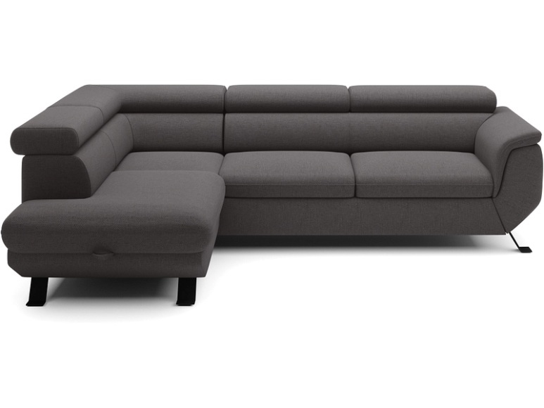 Ecksofa RAVEN Stoff anthrazit