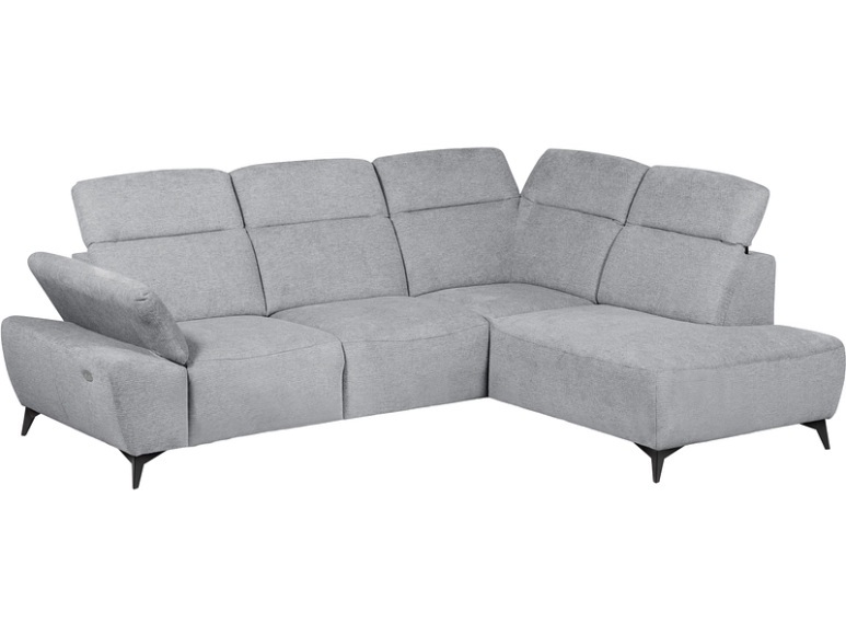 Ecksofa BELFAST Stoff grau