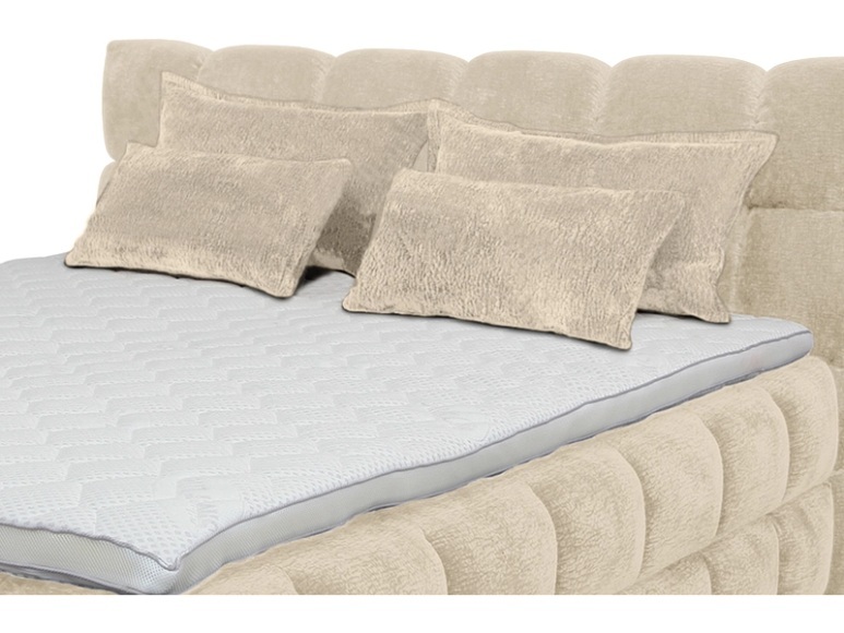 Set 4 Kissen BUBBLE 130x38cm dunkelbeige unifarben