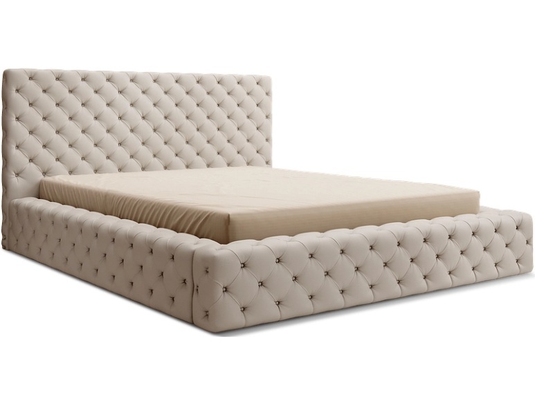 Bettkasten ELTAP PRINCCE 180x200cm stoff beige