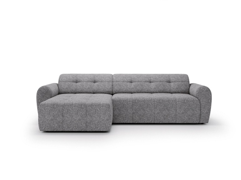 Ecksofa NUBE Stoff grau