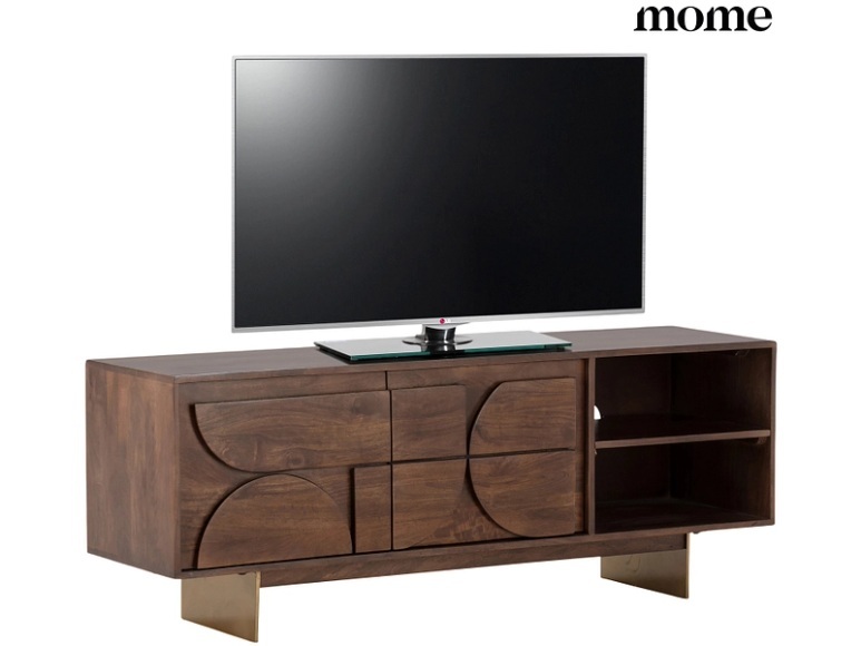 TV-Möbel MOME TRISHA 145cm dunkelbraun