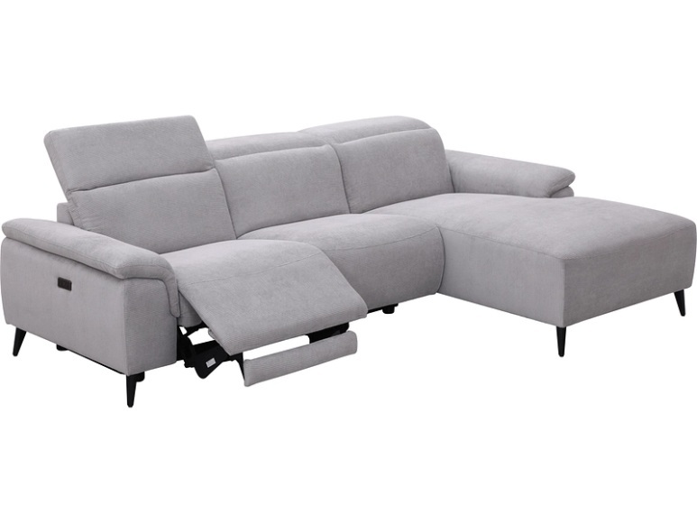Ecksofa OPERA Stoff grau