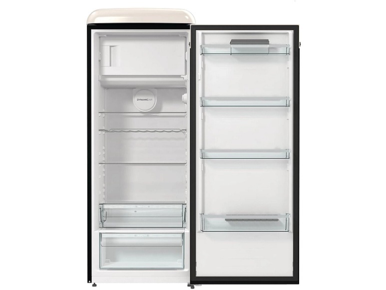 Gorenje OBRB 615 DBK VW-Bulli Kühlschrank Schwarz rechts