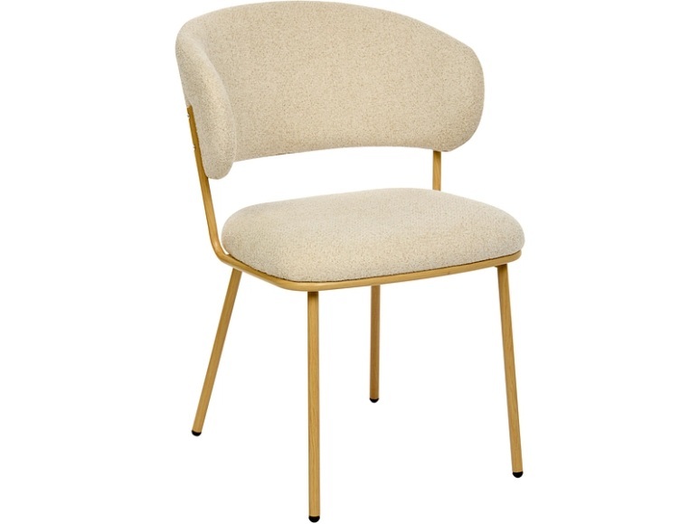 Set mit 2 Stühlen ATMOSPHERA ALBA Polyester beige