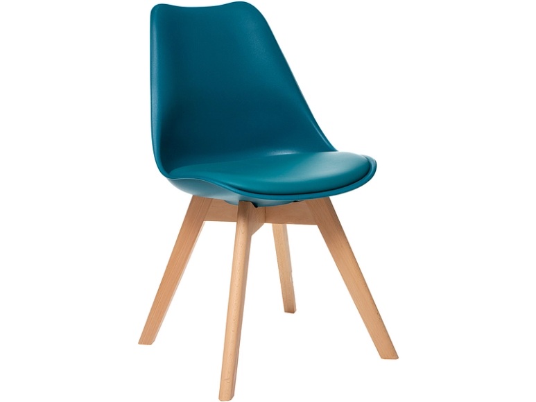 Set mit 4 Stühlen ATMOSPHERA BAYA Plastik blau