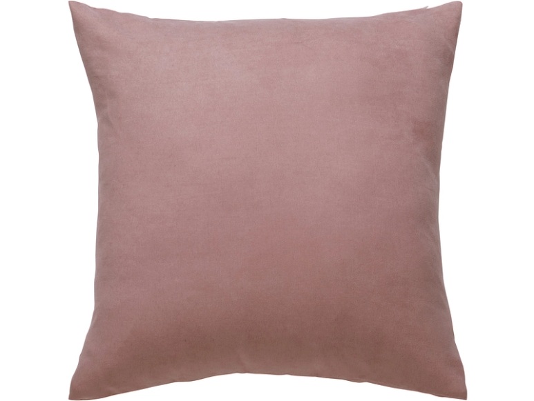 Kissen MILANO 40x40cm rosa unifarben