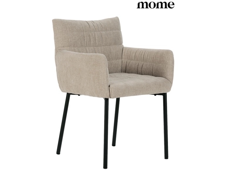 Stuhl MOME NAOMI Stoff beige