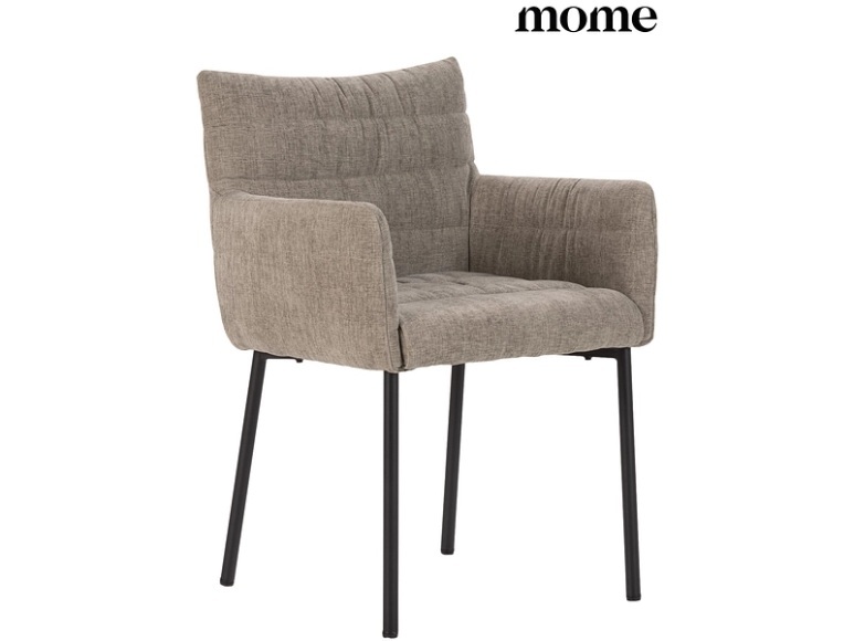 Stuhl MOME NAOMI Stoff mokka