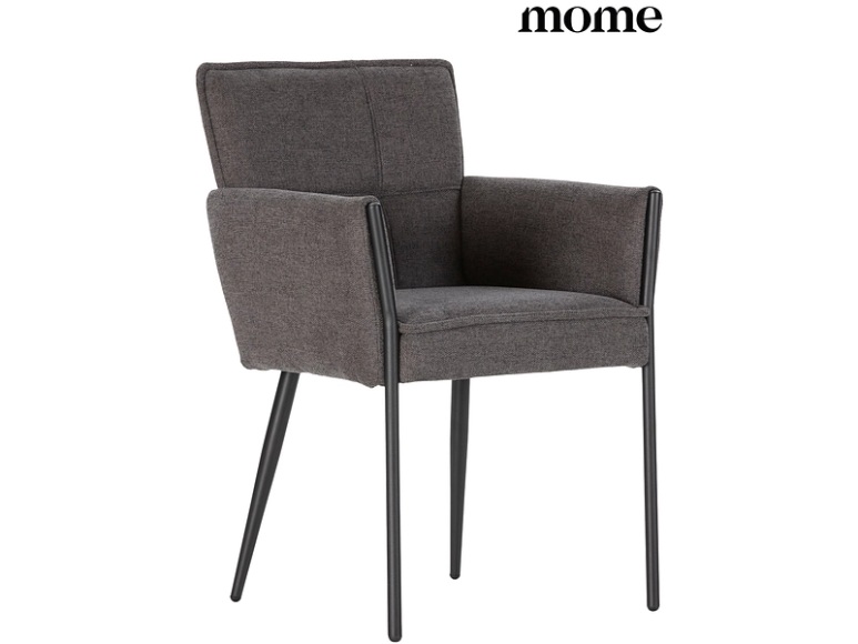 Stuhl MOME VESTA Stoff grau