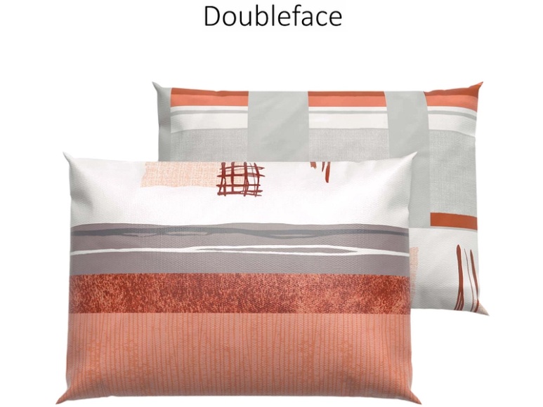 Lotus Bettwaren - Bettwäsche Jersey Malea orange, 50 x 70 cm, Orange