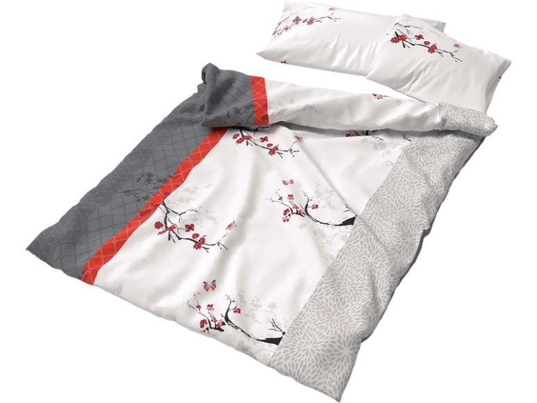 Lotus Bettwaren - Bettwäsche Jersey Noyama, 200X210CM, Multicolor