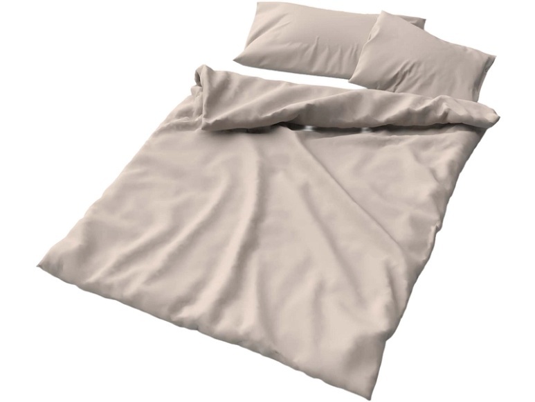 Lotus Bettwaren - Bettwäsche Bambus Uni, 200X210CM, Taupe