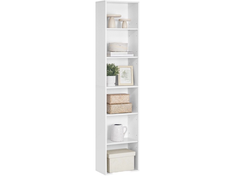 Pricenet - Skandinavisches,es, verstellbares Bücherregal mit 6 Ebenen, 100cm