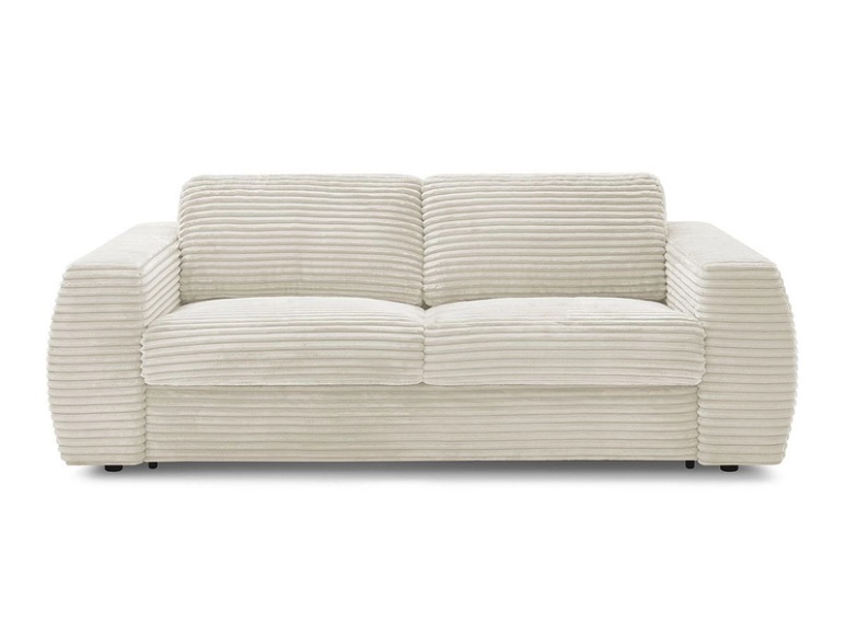 3er Sofa BOBOCHIC HUGO Boucle-Stoff beige